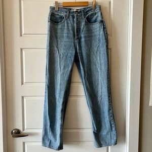 The Denim Forum Joni High Rise Loose jeans -waist 28, length 29